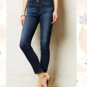 AG Adriano Goldschmied | The Stevie Dark Wash Slim Straight Leg Denim Jeans 25